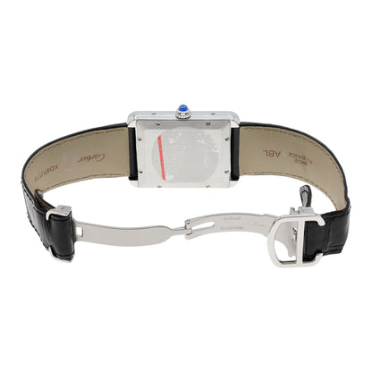 Exclusive Cartier Stainless Steel Tank Solo XL WSTA0029 — Top View