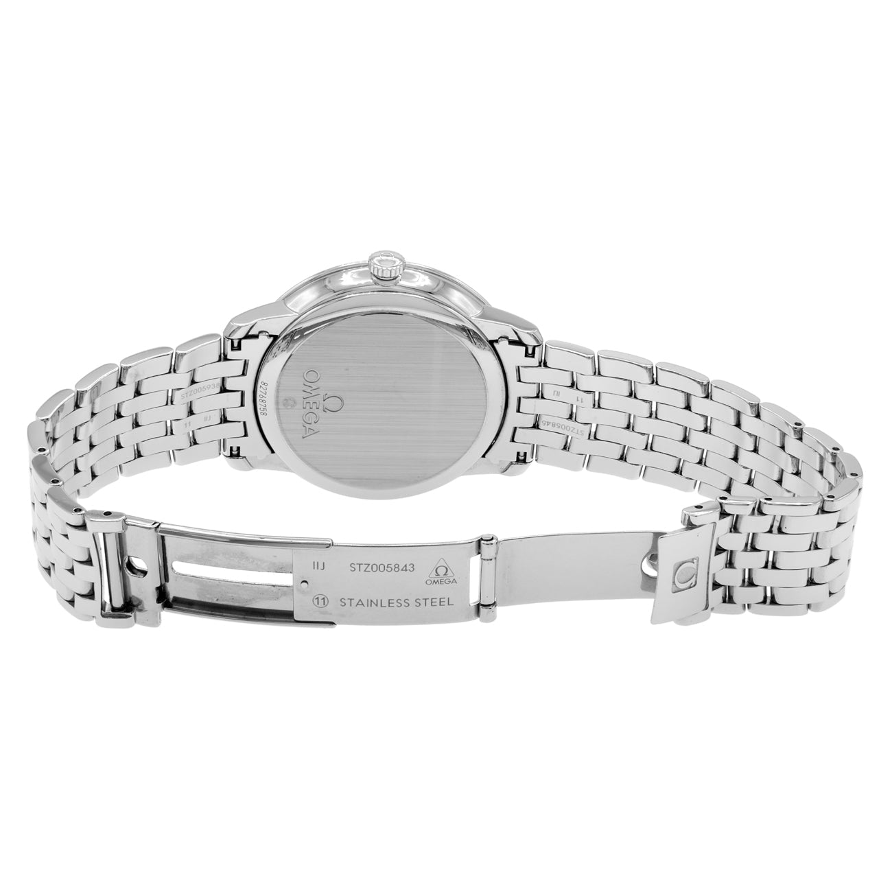 Exclusive Omega Stainless Steel De Ville Prestige Co-Axial 39.5mm 424.10.40.20.01.001 — Top View