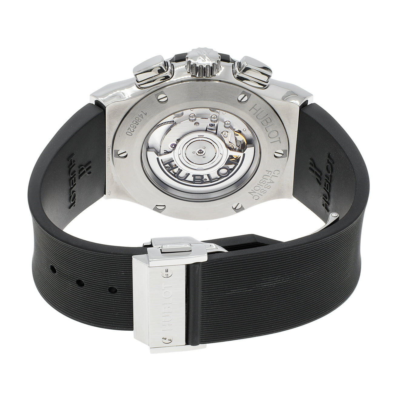 Exclusive Hublot Titanium Classic Fusion Chronograph 521.NX.1171.LR — Side View