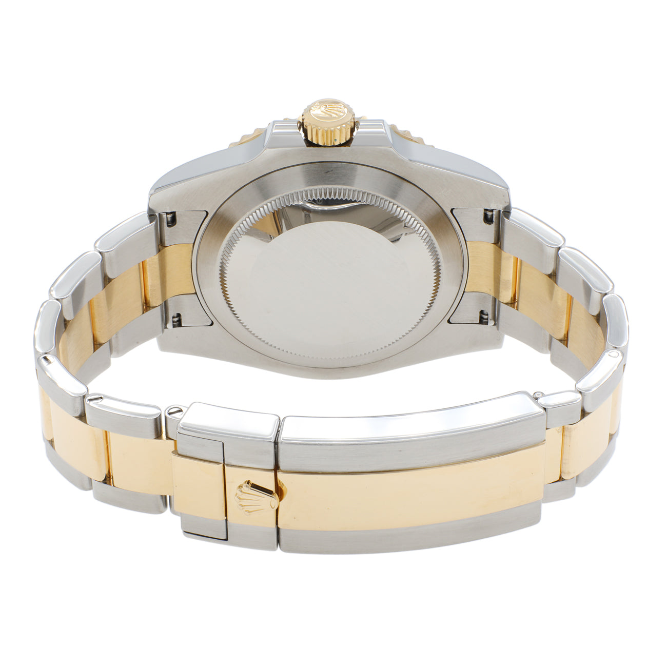 Exclusive Rolex 18K Yellow Gold Stainless Steel Submariner 116613LB — Side View