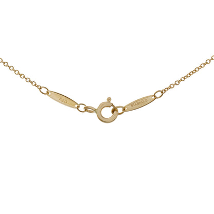 Exclusive Tiffany & Co. 18K Yellow Gold Diamonds by the Yard Pendant Necklace — Top View