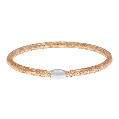 Exclusive 14K Rose Gold Flex Bracelet — Side View