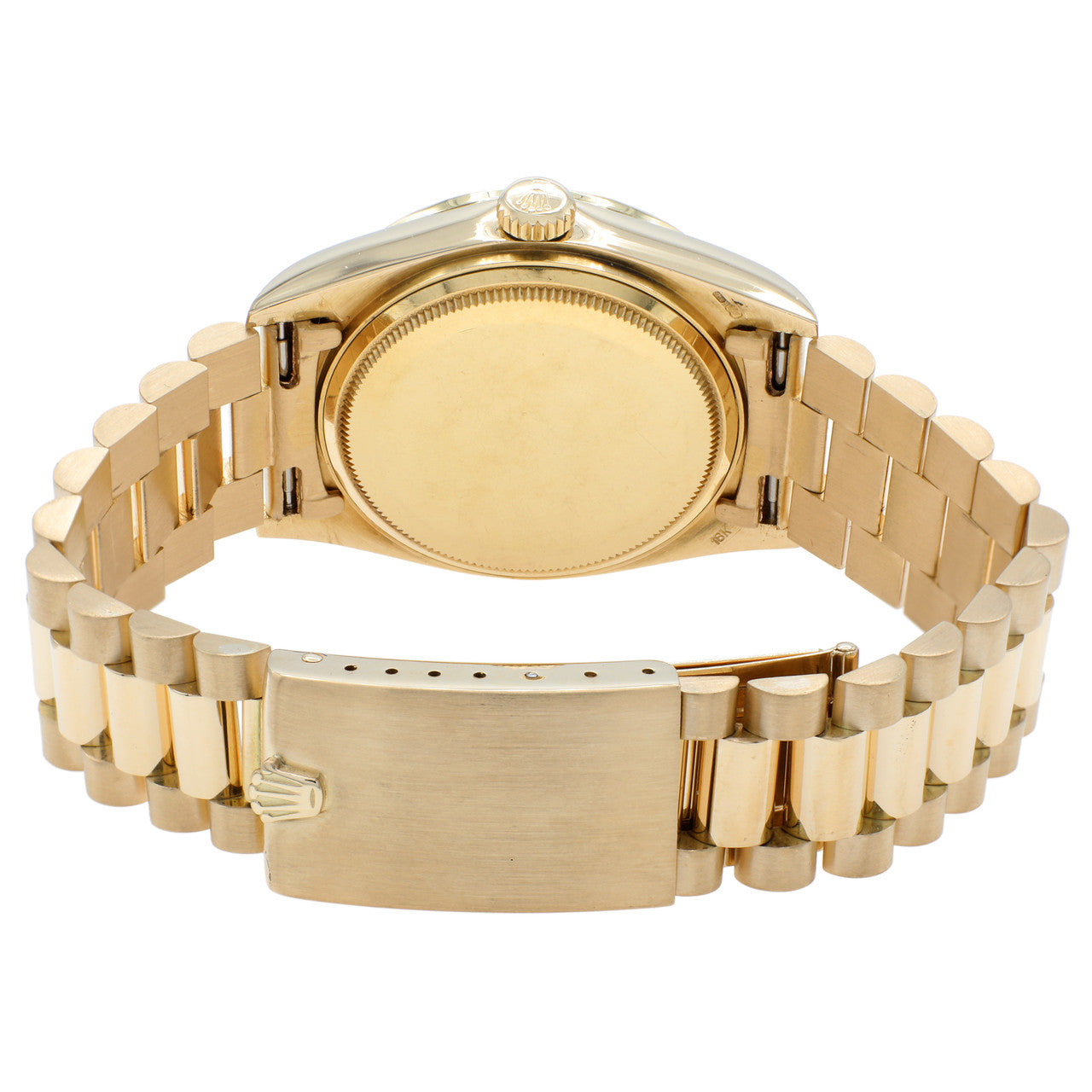 Exclusive Rolex 18K Yellow Gold Day-Date President  18038 — Side View