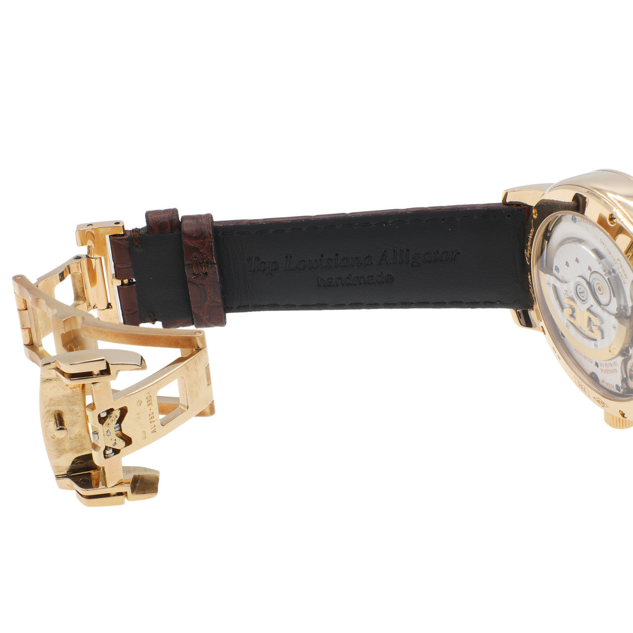 Exclusive Glashutte Original 18K Rose Gold PanoMaticLunar XL 90-02-31-11-05 — Top View