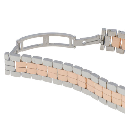 Exclusive Chopard Stainless Steel 18K Rose Gold Happy Sport 278509-6003 — Top View