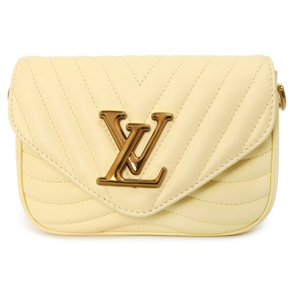 Exclusive Louis Vuitton Banane Calfskin New Wave Multi Pochette — Side View