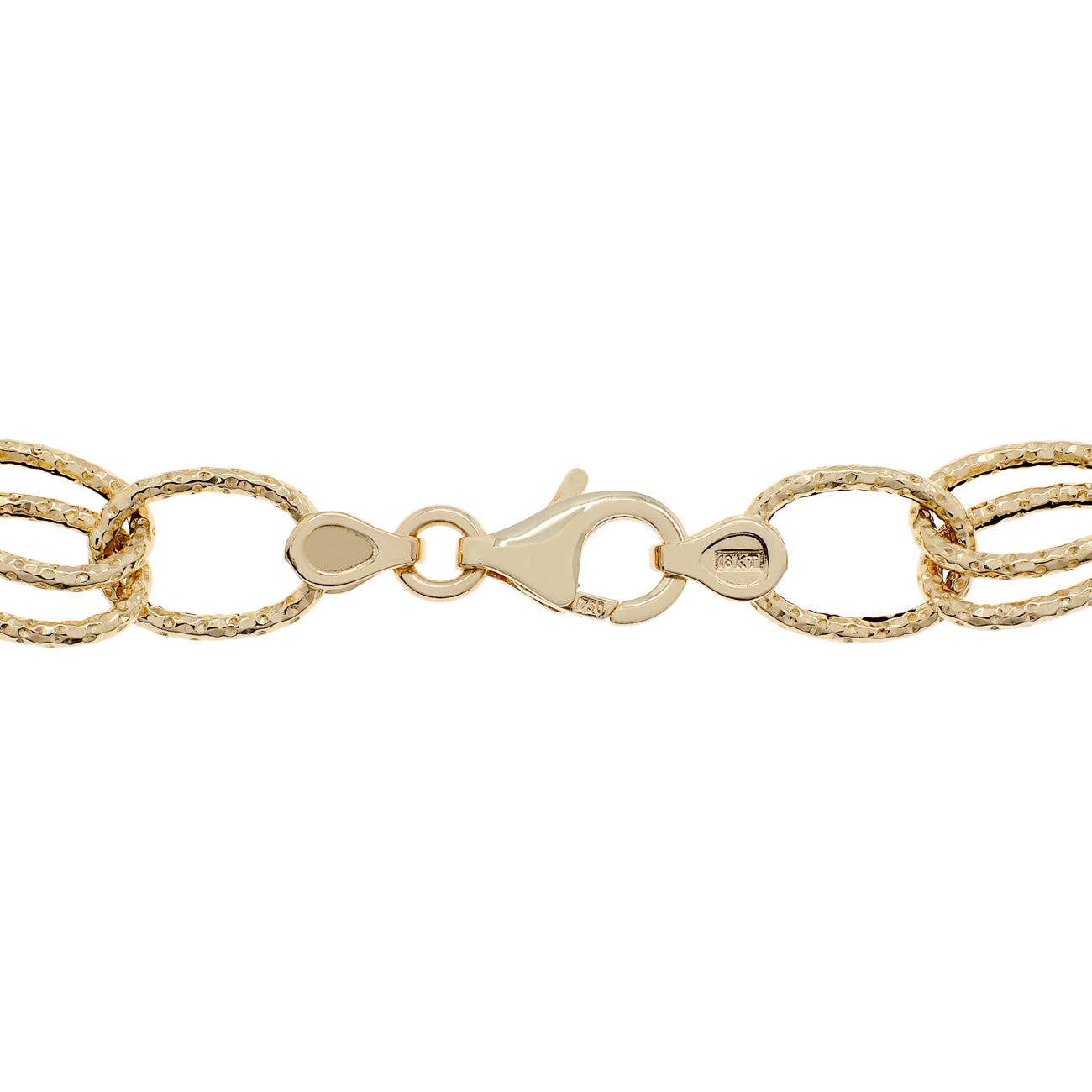 Exclusive 18K Yellow Gold Bracelet — Side View