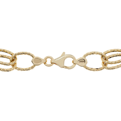 Exclusive 18K Yellow Gold Bracelet — Side View