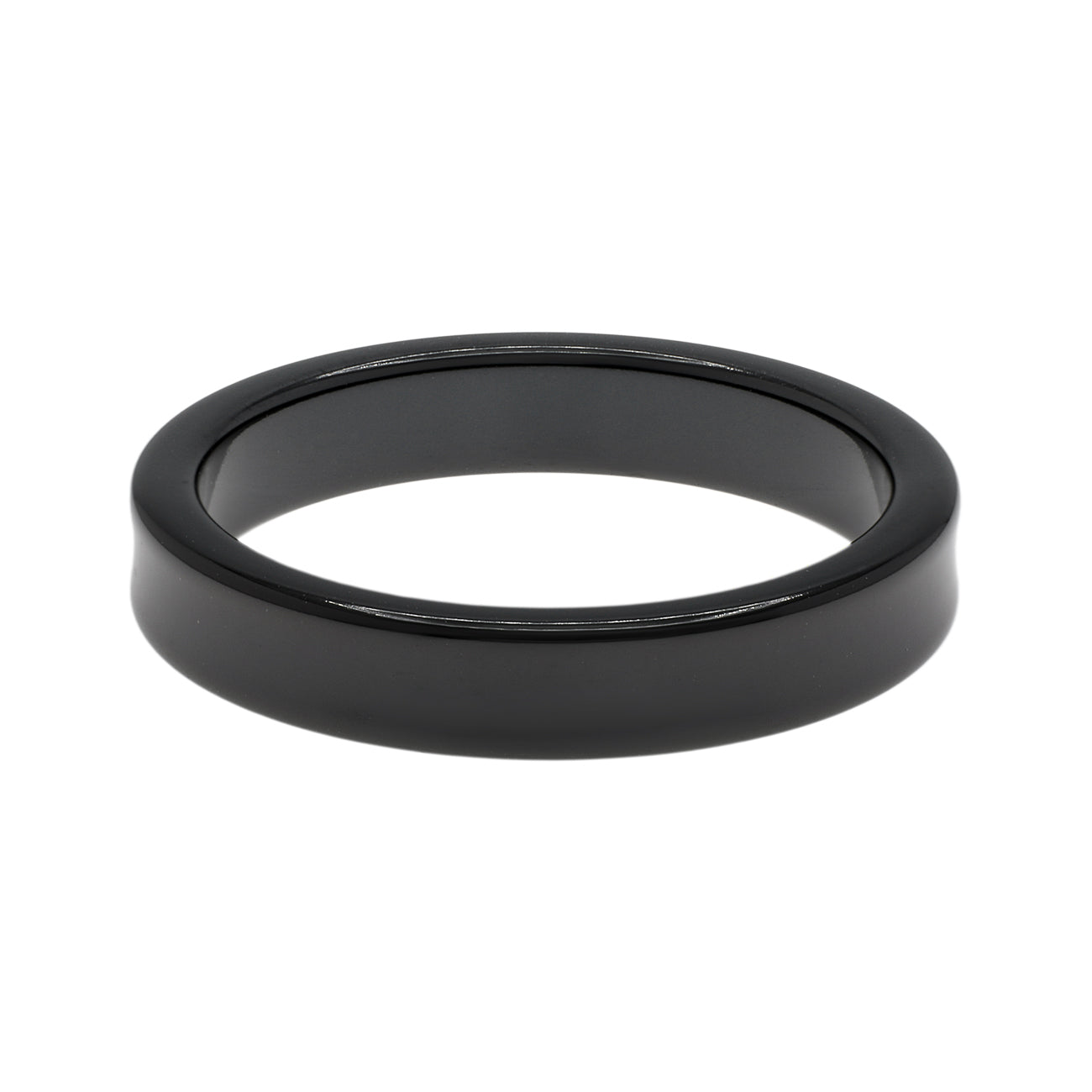 Exclusive Tiffany & Co. Titanium 1837 Narrow Ring — Side View