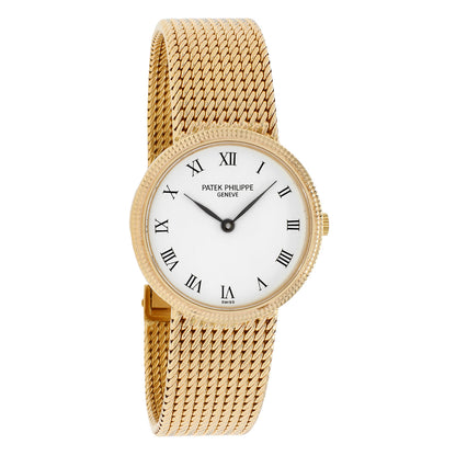 Exclusive Patek Philippe 18K Yellow Gold Calatrava 4819 — Front View