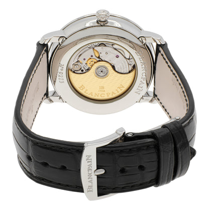 Exclusive Blancpain Stainless Steel Villeret Quantieme Complet 6654a-1127-55b — Side View
