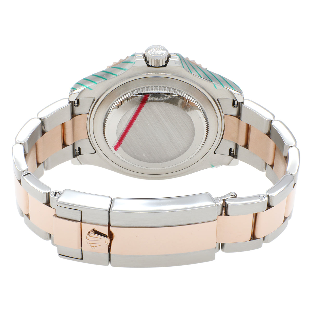 Exclusive Rolex 18K Rose Gold Stainless Steel Yacht-Master 37 268621 — Side View