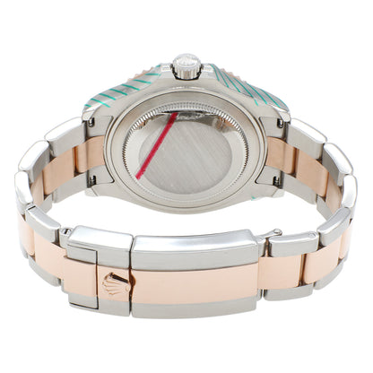 Exclusive Rolex 18K Rose Gold Stainless Steel Yacht-Master 37 268621 — Side View