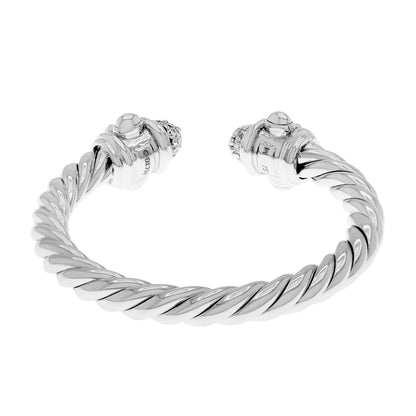 Exclusive David Yurman 18K White Gold 2.3mm Renaissance Ring — Side View
