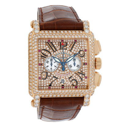 Exclusive Franck Muller 18K Rose Gold Conquistador Cortez 10000 K CC D CD — Front View