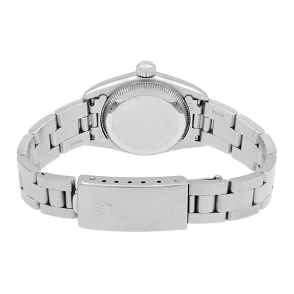 Exclusive Rolex Stainless Steel Oyster Perpetual 76080 — Side View