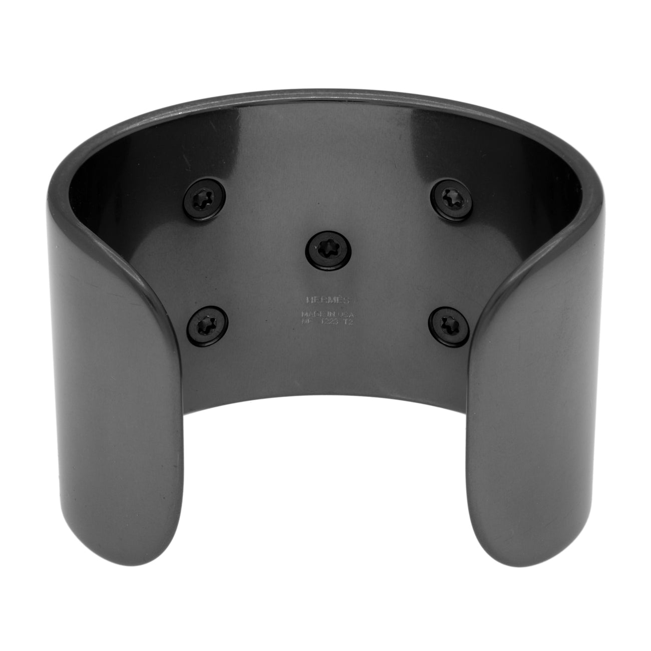 Exclusive Hermes Aluminium Senset Collier de Chien Bracelet — Side View