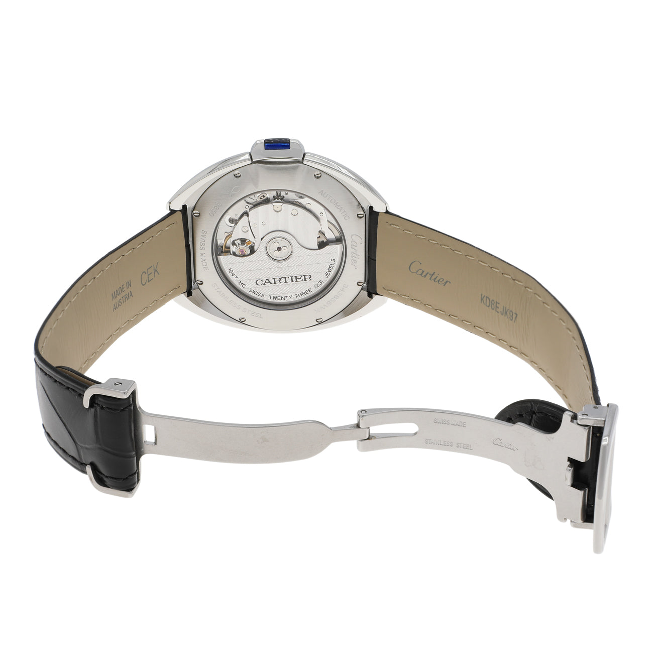 Exclusive Cartier Stainless Steel Cle De Cartier WSCL0018 — Top View