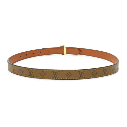 Exclusive Louis Vuitton Reverse Monogram LV Cricle Prime Reversible Belt — Side View