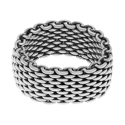 Exclusive Tiffany & Co. Sterling Silver Somerset Ring — Side View