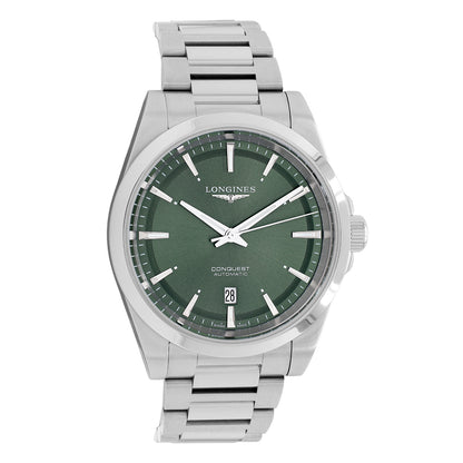 Exclusive Longines Stainless Steel Conquest L3.830.4.02.6 — Front View