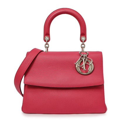 Exclusive Christian Dior Pink Bullcalf Small Be Dior Flap — Front View