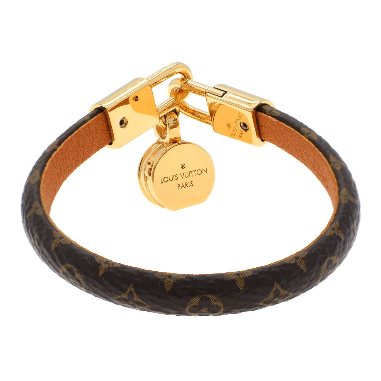 Exclusive Louis Vuitton Monogram Tribute Bracelet — Side View