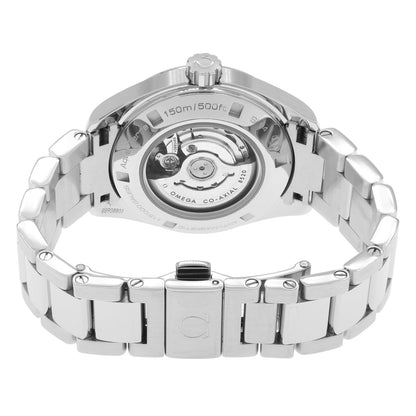 Exclusive Omega Stainless Steel Diamond Seamaster Aqua Terra 231.15.34.20.57.001 — Side View