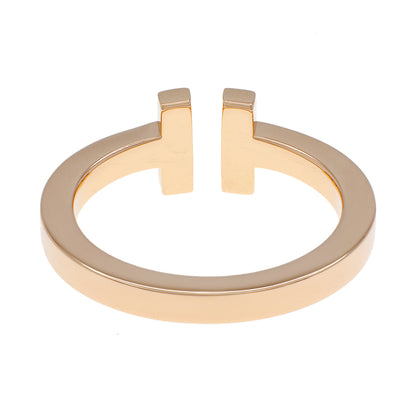 Exclusive Tiffany & Co. 18K Rose Gold T Square Ring — Side View