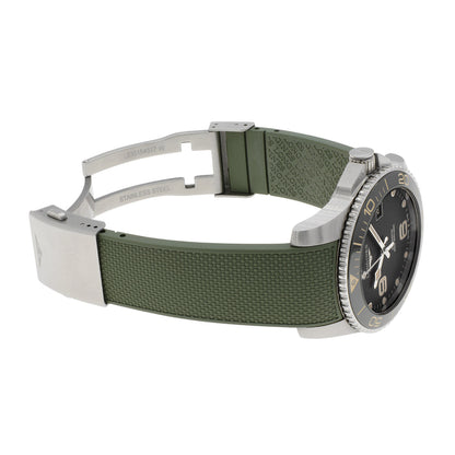 Exclusive Longines Stainless Steel HydroConquest L3.781.4.05.2 — Top View