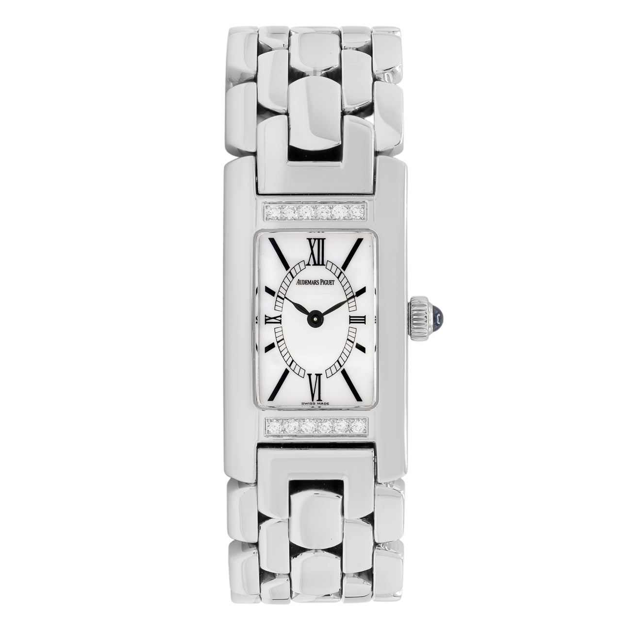 Exclusive Audemars Piguet Stainless Steel Diamond Promesse 67259ST.Z.1156ST.01 — Front View