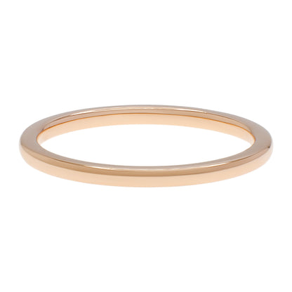 Exclusive 18K Rose Gold Band Ring — 3.5 — Side View