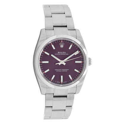Exclusive Rolex Oyster Perpetual 34 114200 — Front View