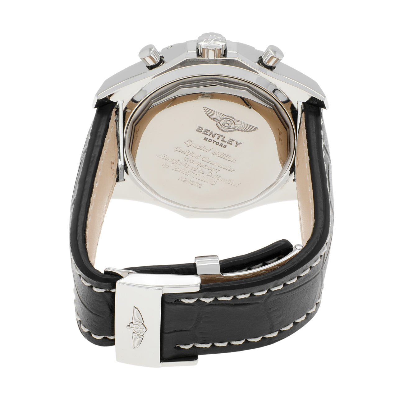 Exclusive Breitling Stainless Steel Bentley Motors A25362 — Side View