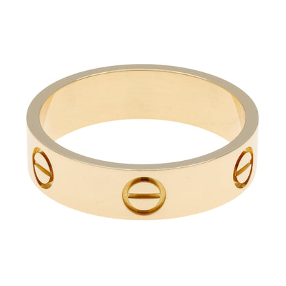Exclusive Cartier 18K Yellow Gold Classic Love Ring — Side View