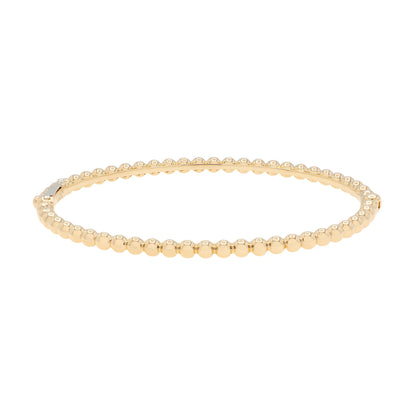 Exclusive Van Cleef & Arpels 18K Yellow Gold Perlée Pearls of Gold Bracelet — Side View