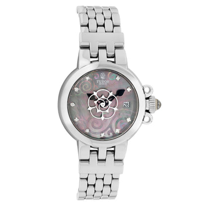 Exclusive Tudor Stainless Steel Claire De Rose 35100 — Front View
