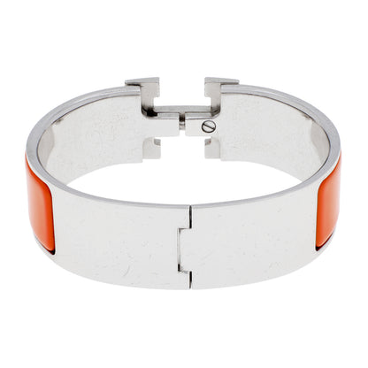 Exclusive Hermes Wide Clic Clac H Bracelet — Side View