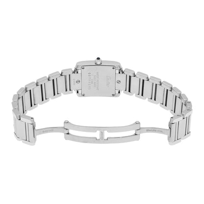 Exclusive Cartier Stainless Steel Tank Francaise W51008Q3 2384 — Top View