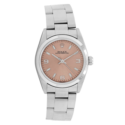 Exclusive Rolex Stainless Steel Oyster Perpetual 77080 — Front View