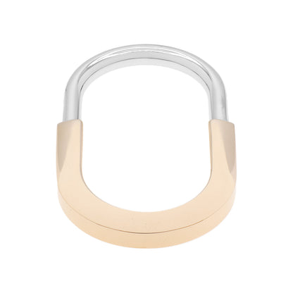 Exclusive Tiffany & Co. 18K Diamond Lock Two-Finger Ring — Side View