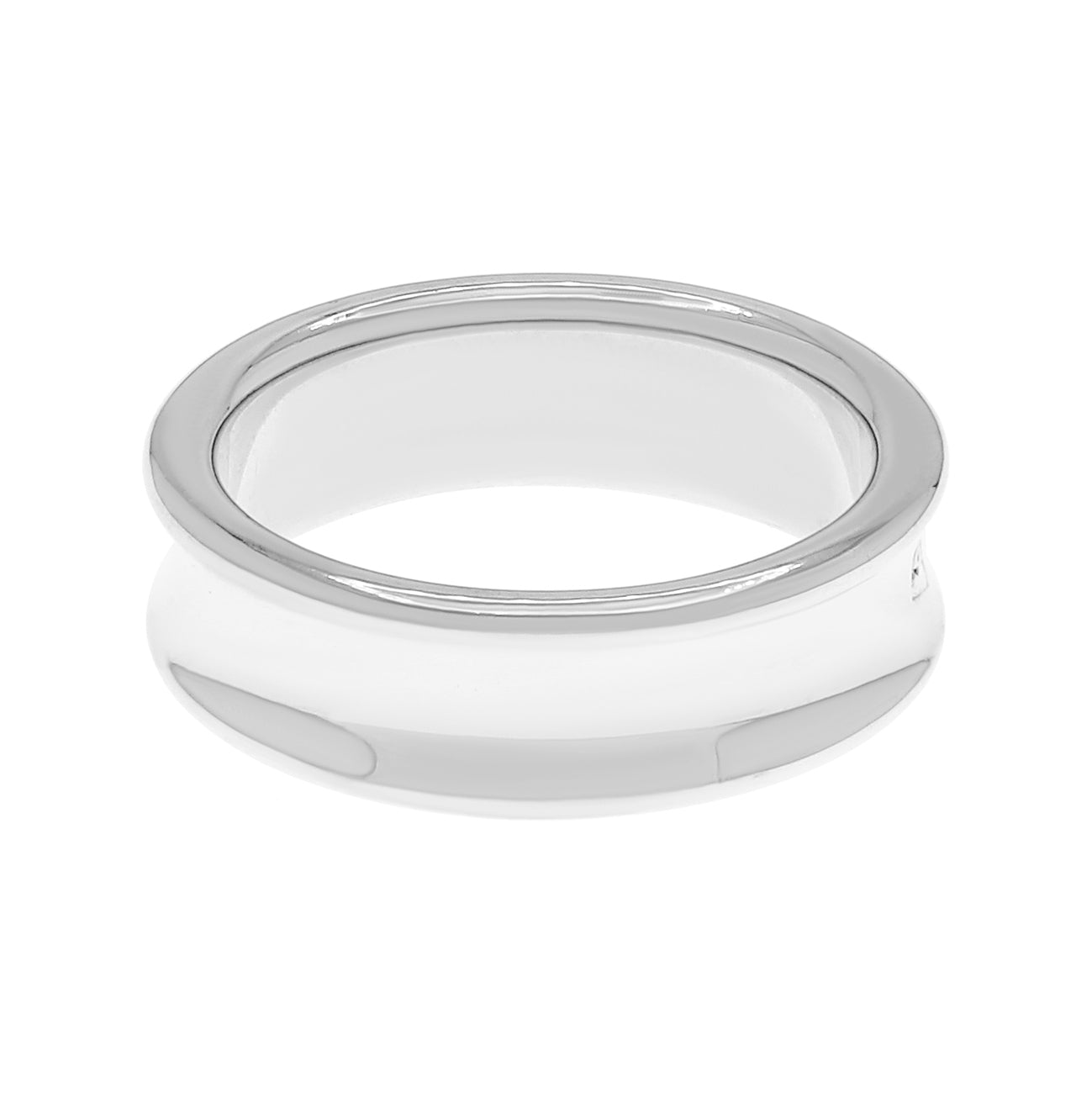 Exclusive Tiffany & Co. Sterling Silver 1837 Ring — Back View