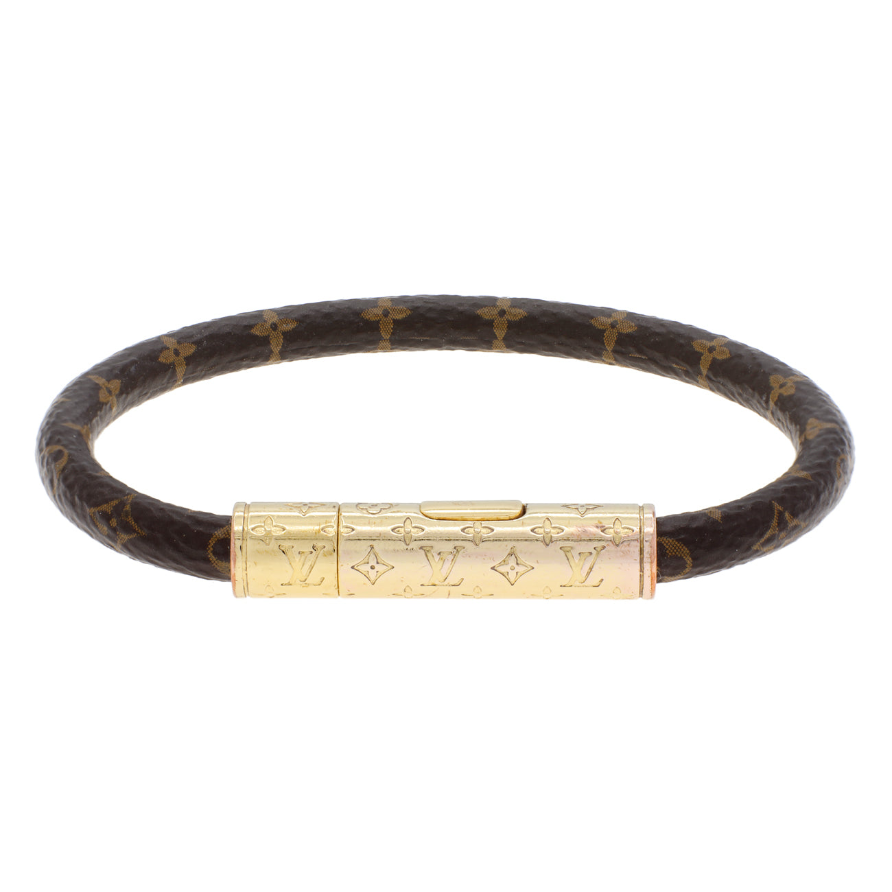 Exclusive Louis Vuitton Monogram Confidential Bracelet — Front View