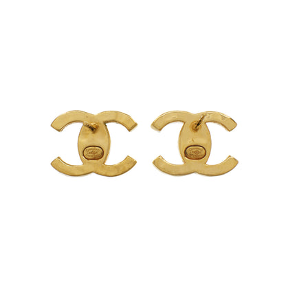 Exclusive Chanel Crystal CC Earrings — Side View