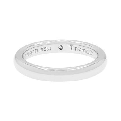Exclusive Tiffany & Co. Platinum Diamond Elsa Peretti Band Ring — Side View