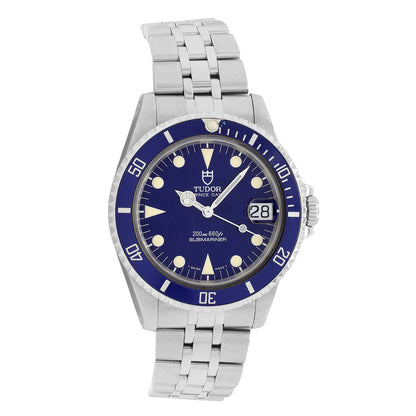 Exclusive Tudor Stainless Steel Prince Date Submariner 75190 — Front View