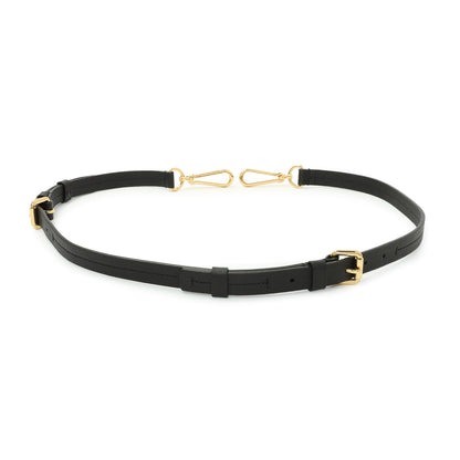 Exclusive Louis Vuitton Black Calfskin 20mm Adjustable Shoulder Strap — Side View