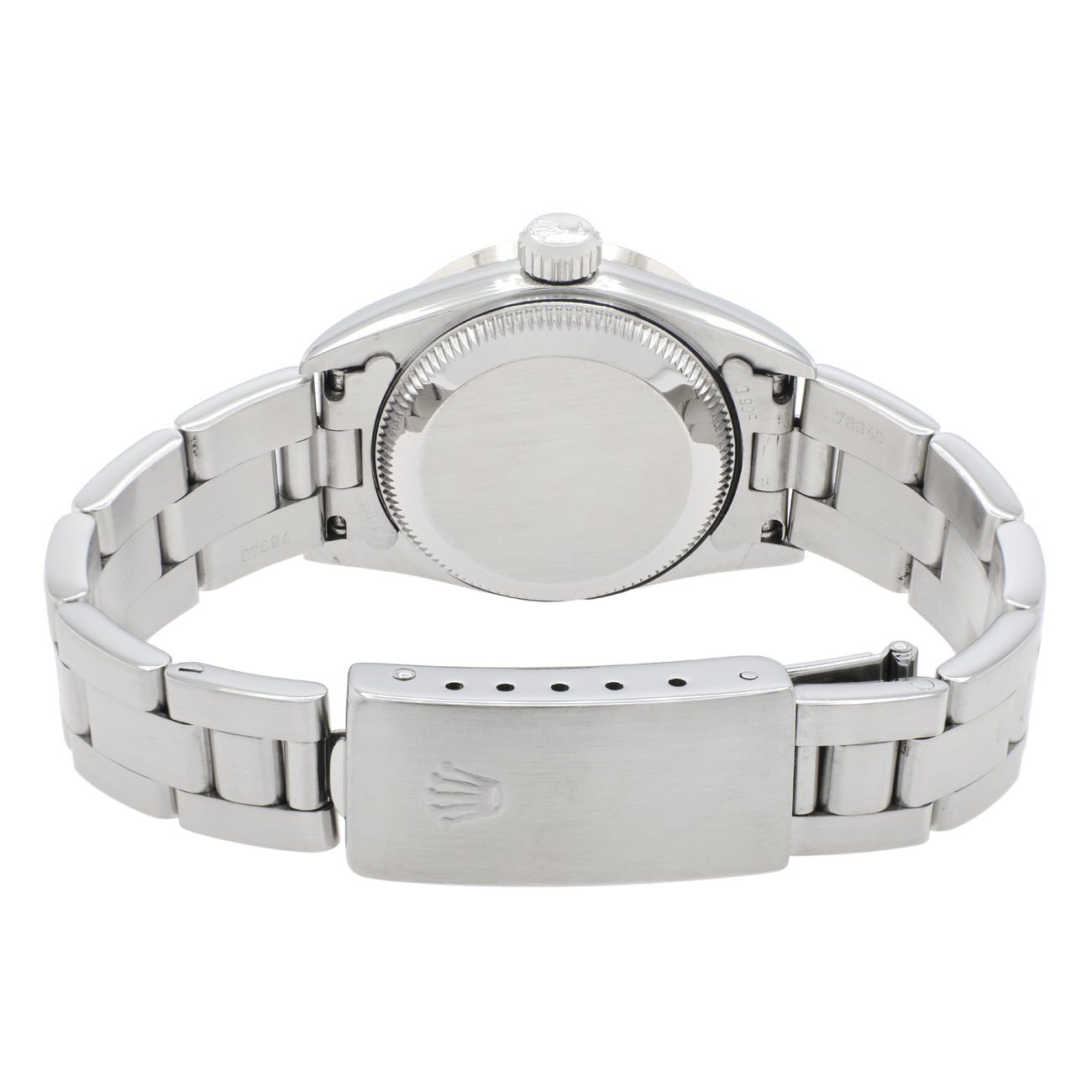 Exclusive Rolex Stainless Steel Oyster Perpetual 67180 — Side View
