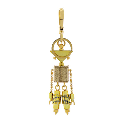 Exclusive Prada Robot Bag Charm Keychain — Side View