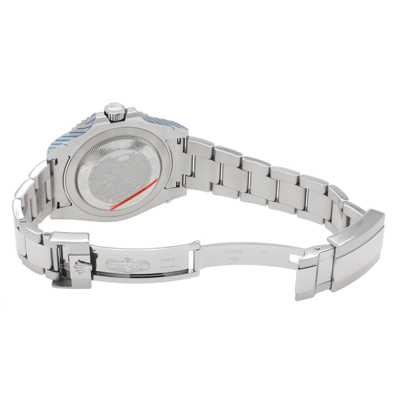 Exclusive Rolex Stainless Steel GMT Master II Batman 116710BLNR — Top View